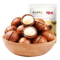百草味- 夏威夷果30g/100g 堅果干果零食奶油味 內含開果器