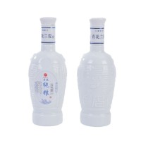 福滿門青花蘭瓷糧食白酒500ml濃香型禮盒裝白酒2瓶裝52° 白酒批發